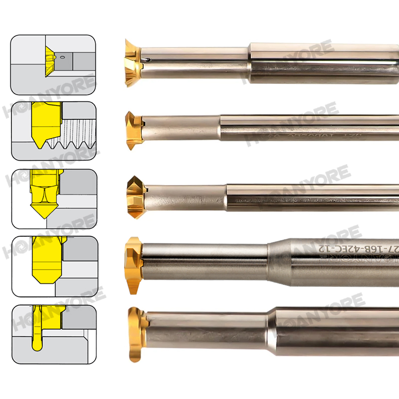 End Mill Set - TXC T-Slot Fresa Seri Alat Pemotong