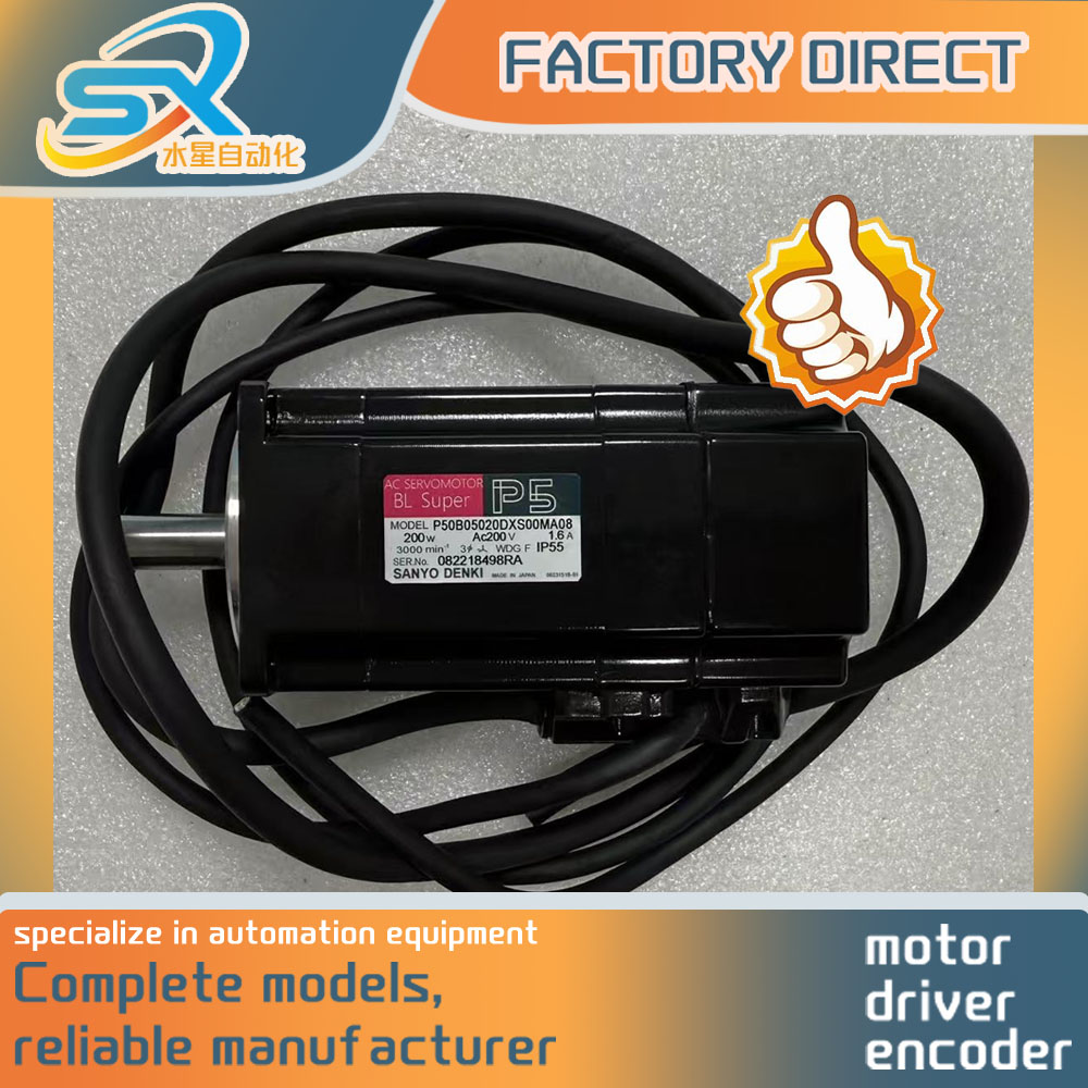 Servo Motor - Motor Servo AC Sanyo Baru P50B05020DXS00MA08