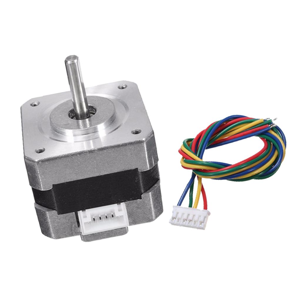 Nema 17 Stepper - Kit CNC Bipolar Logam Perak Driver