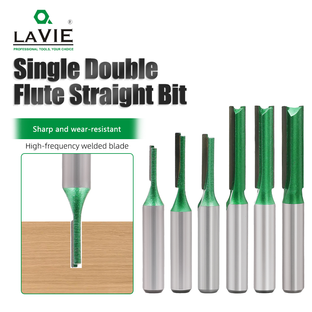 End Mill Set - LAVIE 8mm Shank 6Pcs Set Mata