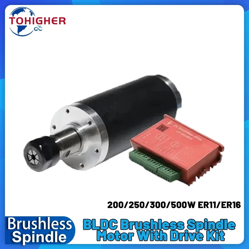 Water Cooled Spindle - BLDC Motor Spindel Tanpa Sikat 48V