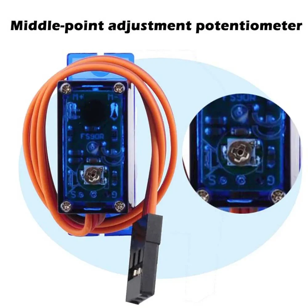 Servo 9G - Feetech FS90R, Servo Digital Mikro 9g