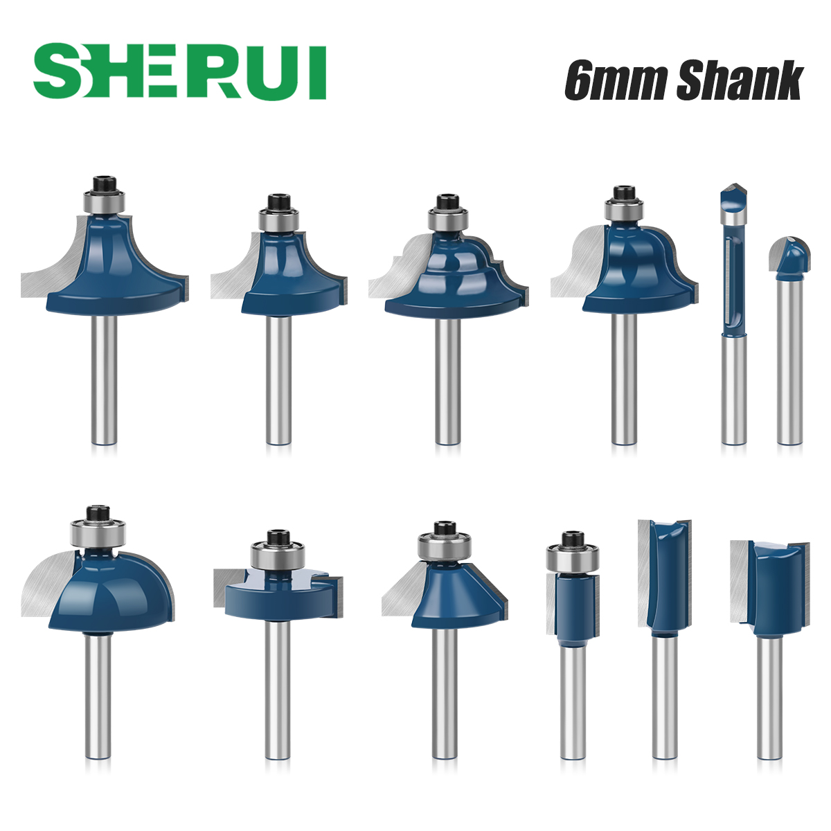 Mata Router pisau 6mm Set Luru - End Mill Set ulasan dan harga