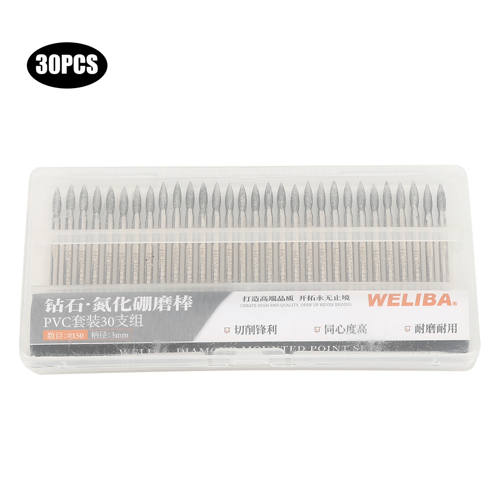 30 Buah Mata Bor Gerinda Berli - Cnc Bits ulasan dan harga