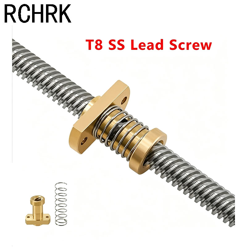 Sekrup T8 SS dengan Mur Pegas  - Lead Screw 8Mm ulasan dan harga