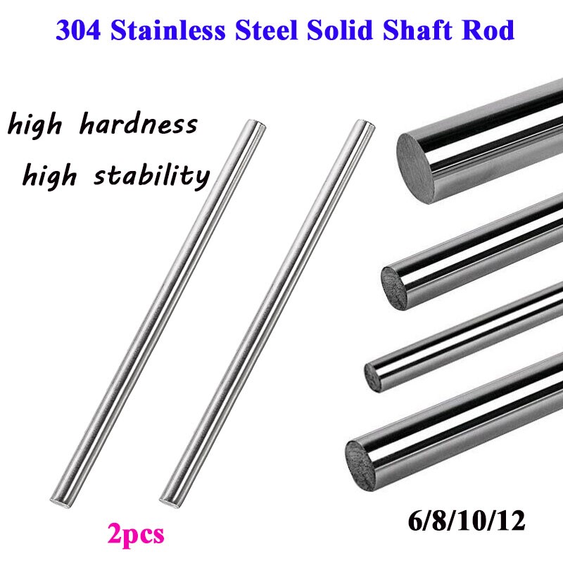 2 buah Batang Bulat Baja Tahan - Linear Rod 8Mm ulasan dan harga