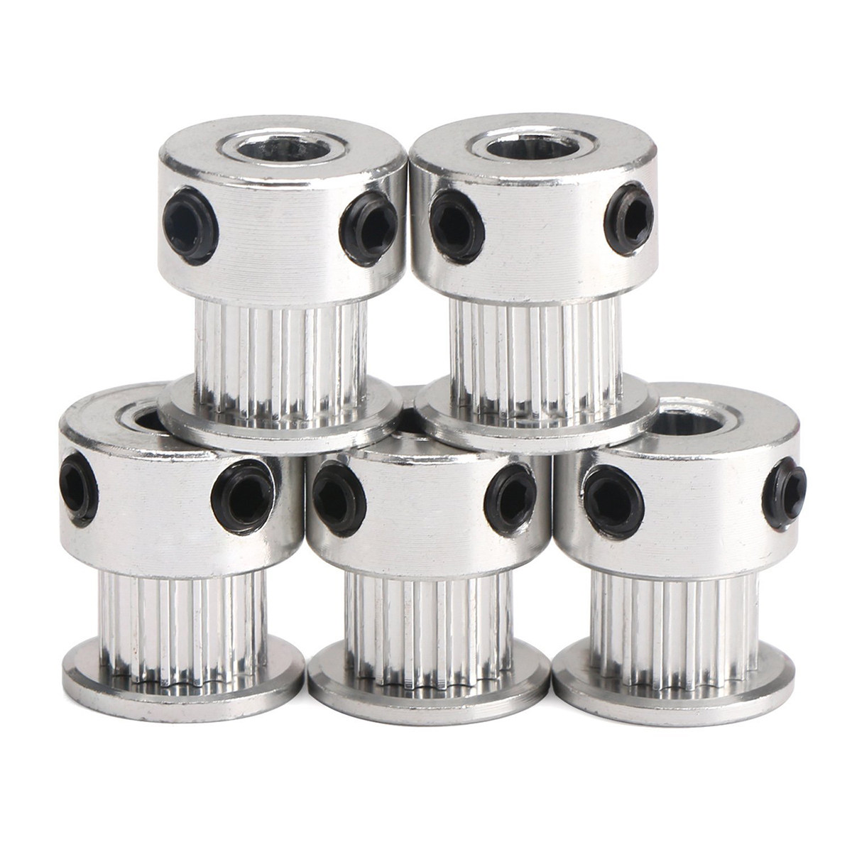 5 Buah Pulley Aluminium Gt2 20 - Gt2 Pulley ulasan dan harga