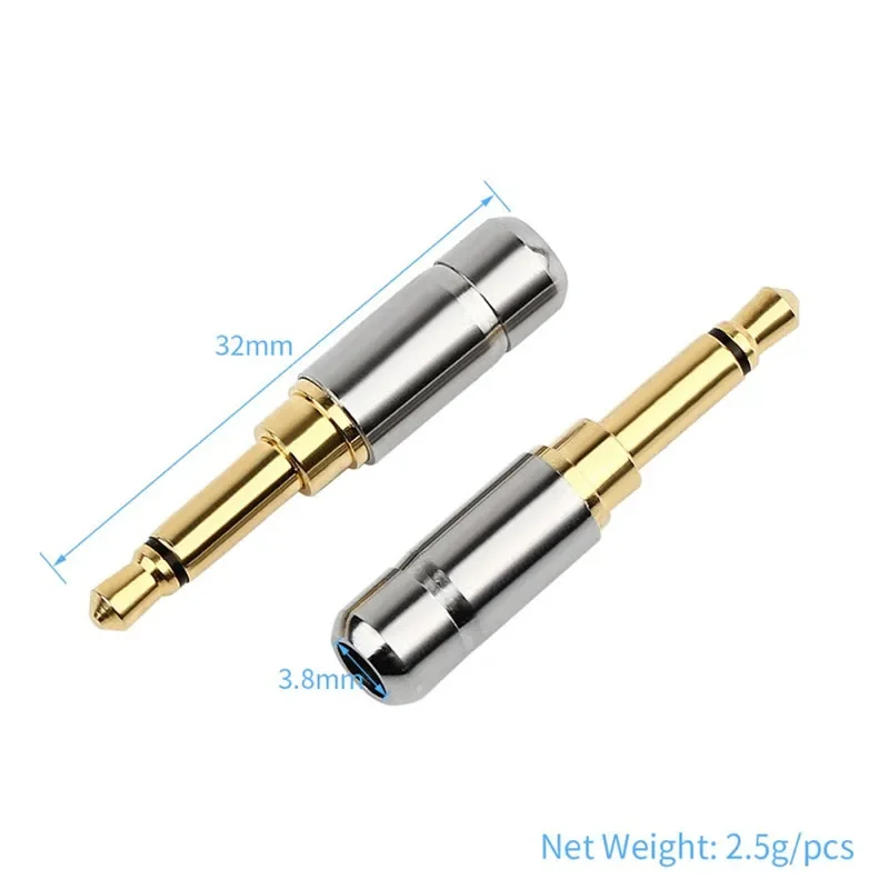 Konektor colokan Earphone 2 3  - Coupling 8Mm ulasan dan harga