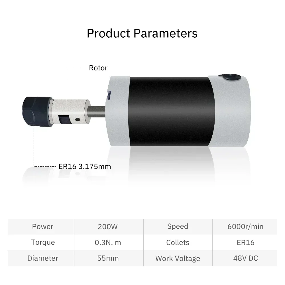 BLDC Motor Spindel Tanpa Sikat - Water Cooled Spindle ulasan dan harga