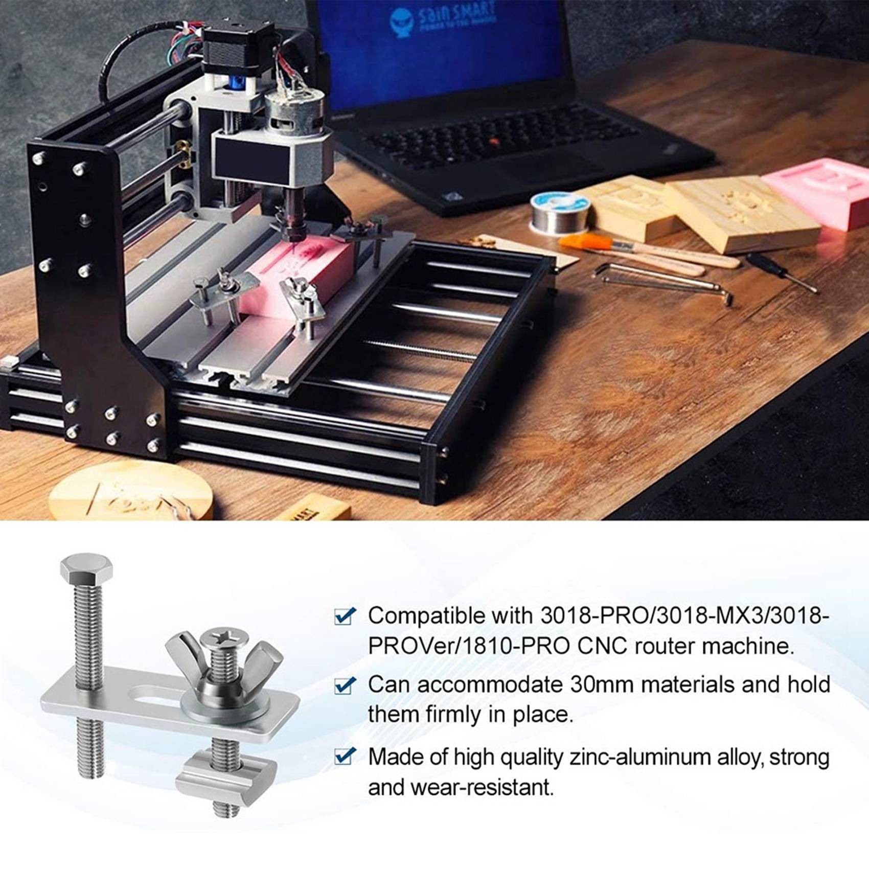 A19F-8 Paket Penjepit T-Track, - 3018 Cnc ulasan dan harga