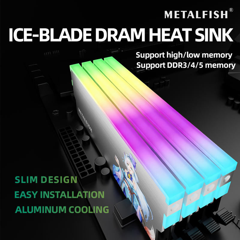 METALFISH DRAM Heatsink 5V-3PI - Aluminium Extrusion ulasan dan harga