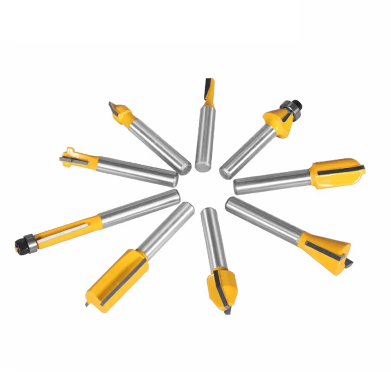 Set Mata Bor Router Kayu 6.35M - End Mill Set ulasan dan harga