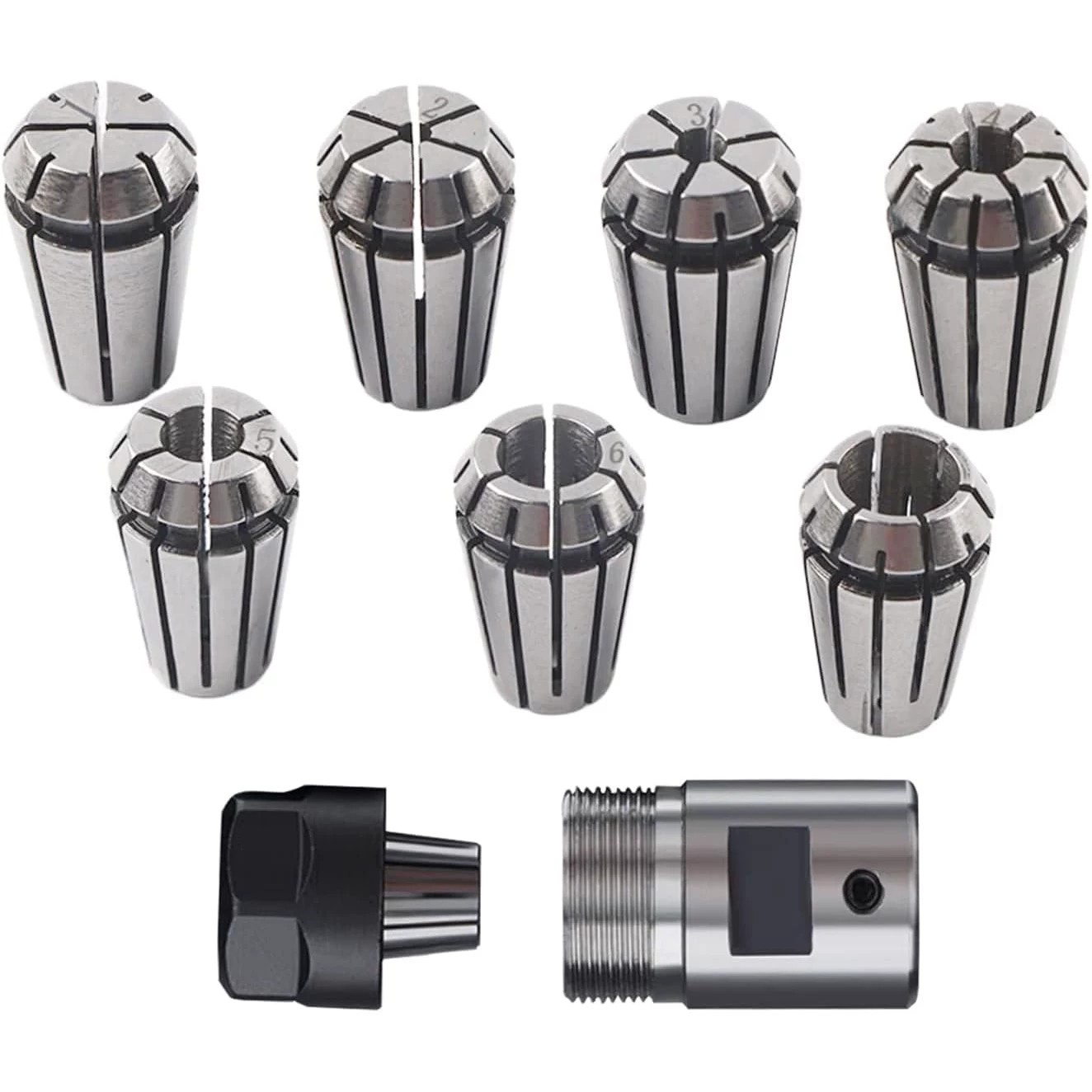 Set chuck pegas ER11A 1-7mm 8  - End Mill Set ulasan dan harga