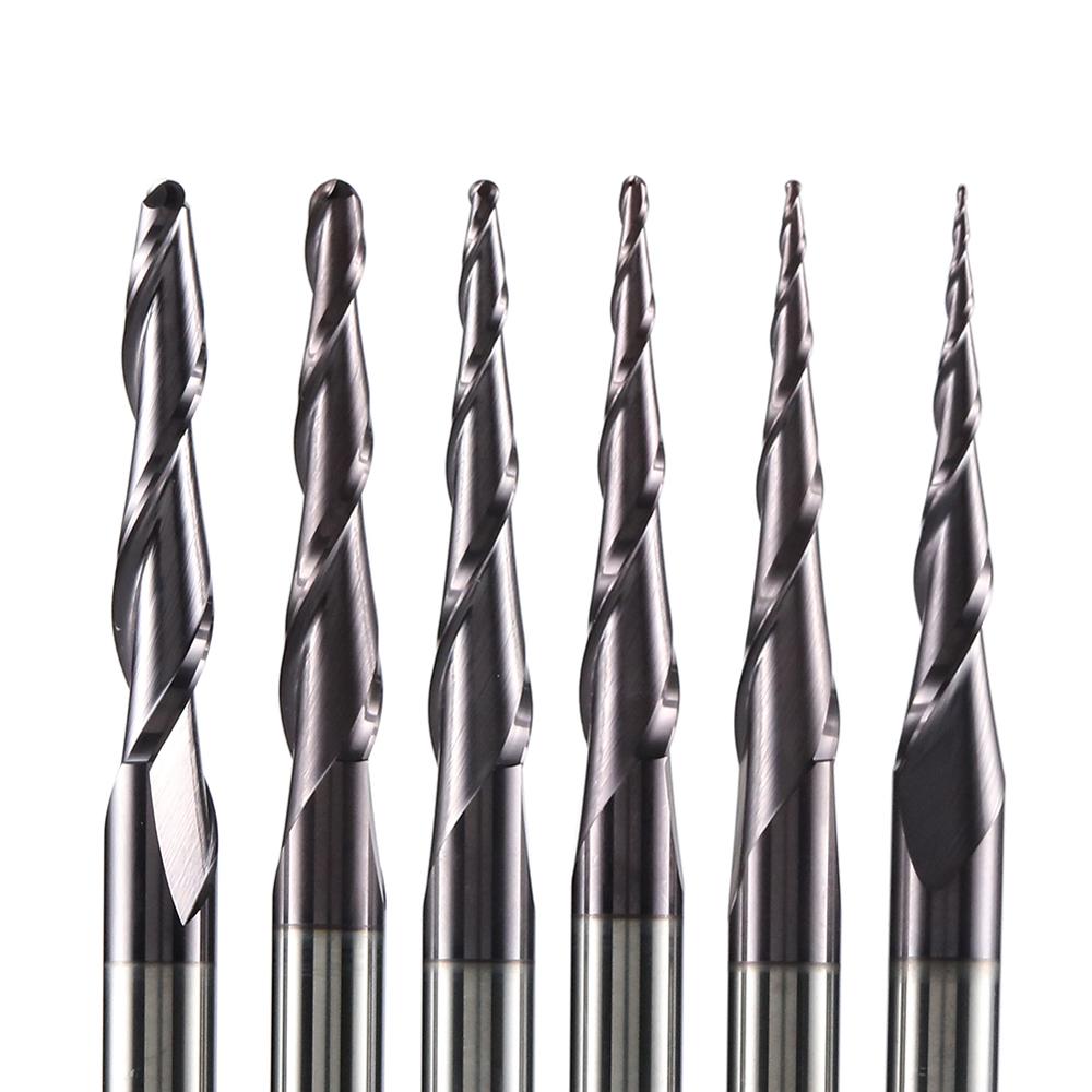 1 Buah Bit Hidung Bola Lancip  - End Mill Set ulasan dan harga
